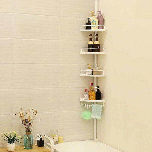 Étagère de coin salle de bain