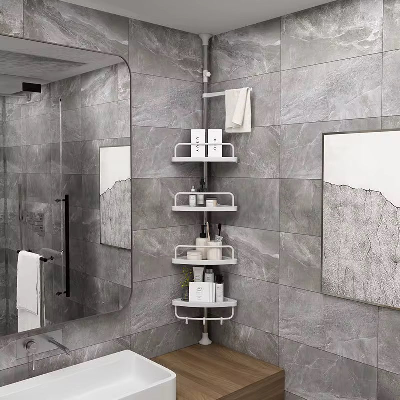 Étagère de coin salle de bain